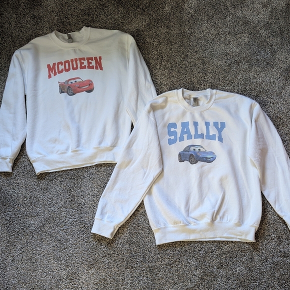 Lightning McQueen and Sally Sweatshirts - Picture 1 of 4